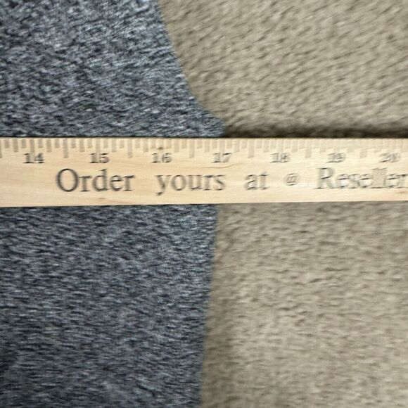 Talbots Sweater Vest Womens Size Small Gray Knit Shawl Collar Open Front Pockets - Picture 7 of 10